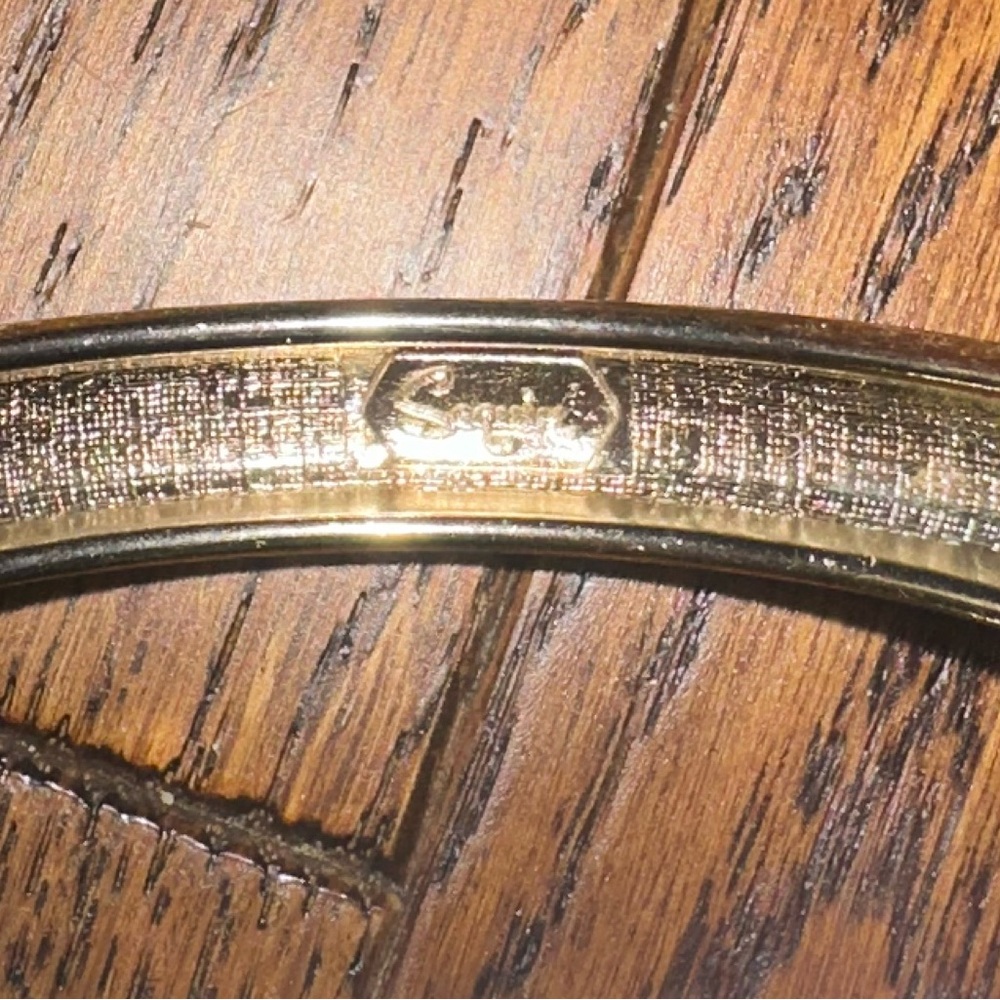 2 Sequin Nyc Hinged Bangle Bracelets - image 2